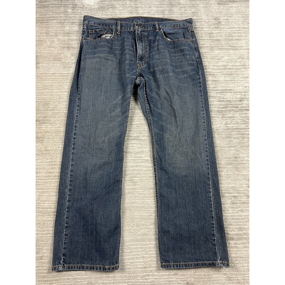 Levi's 559 Jeans Mens 38x30 Blue Relaxed Straight Leg Medium Wash 00559-2765